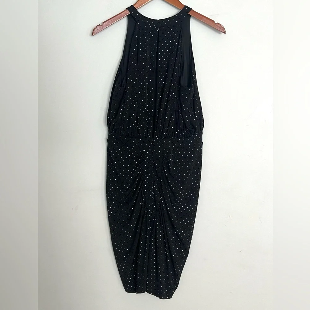 Cynthia Steffe NEW Dot Pattern Rhinestone Jeweled Dress Sz M